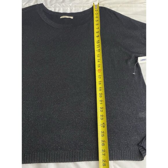 Old Navy Womans Black Glitter Size XXL Dolman Short Sleeve Top NWT Festival - Picture 5 of 10